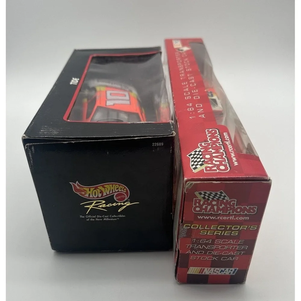 RICKY CRAVEN #32 TIDE TRANSPORTER & RICKY RUDD #10 TIDE NASCAR DIECAST LOT